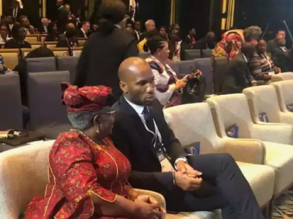 Ngozi Okonjo-Iweala With Drogba At Launch Of New Africa Business In Ethiopia (Photos)